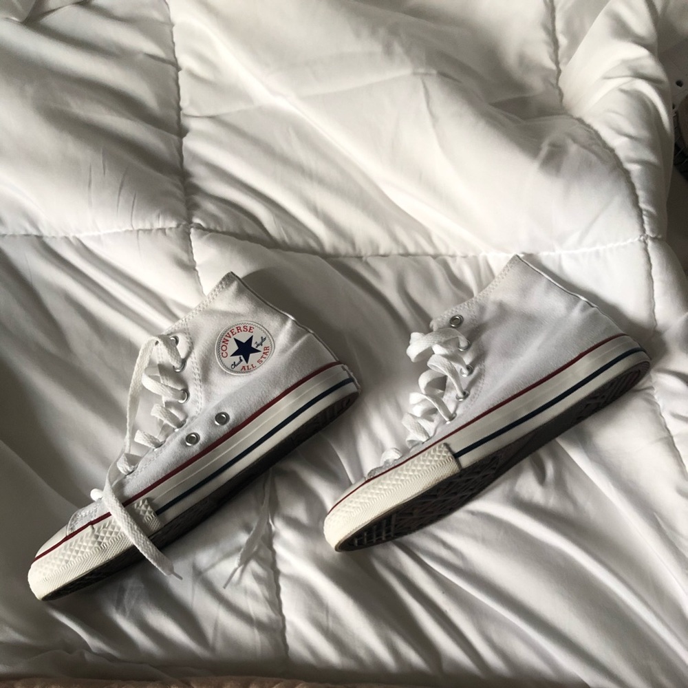 White high top converse